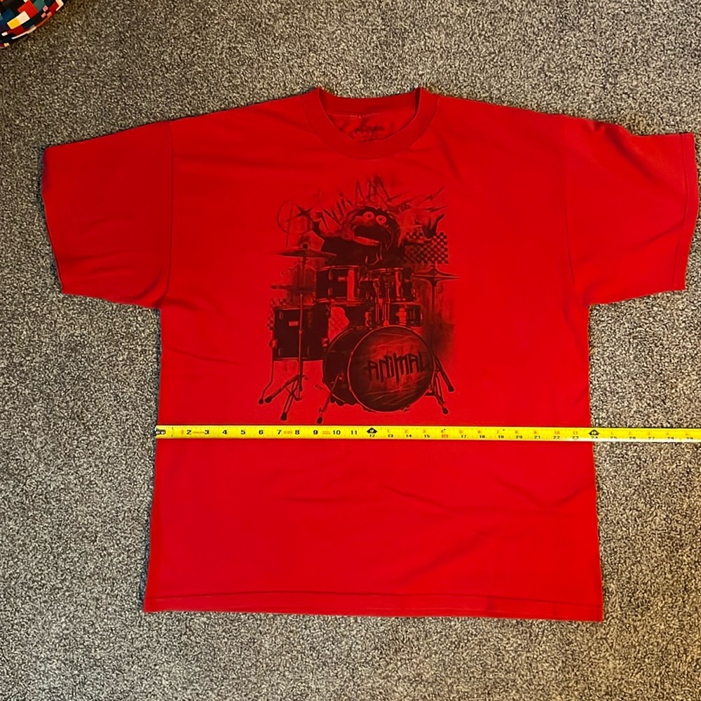 Animal drumming t-shirt XL Muppets, Sesame Street, Disney